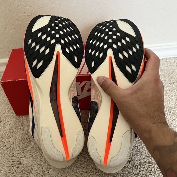 Nike ZoomX Streakfly 2 Proto White Orange Black Shoes HF6417-100 Men\'s 12.5 New main image 9